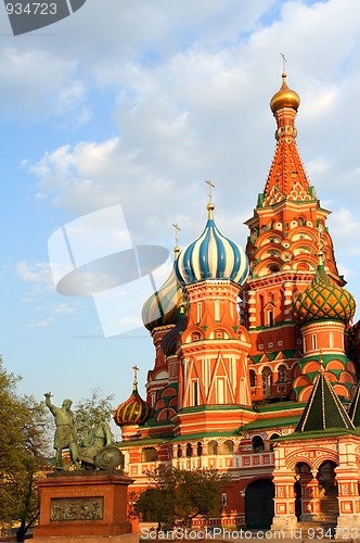 Image of Vasiliy Blazhenniy church in Moscow