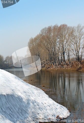 Image of spring lake landscape