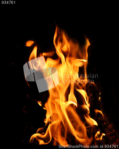 Image of bonfire flame