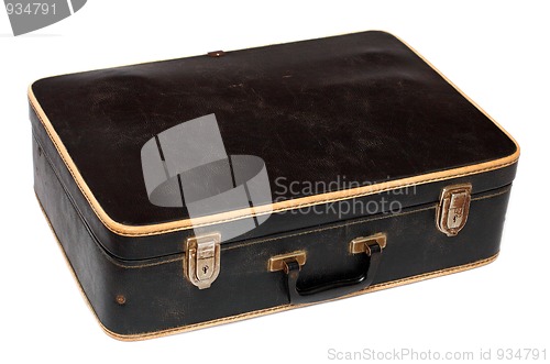 Image of old battered black case