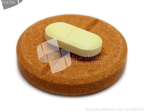 Image of sandwich of pills