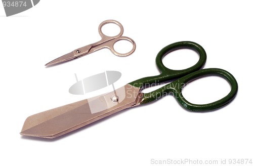 Image of big and small shears