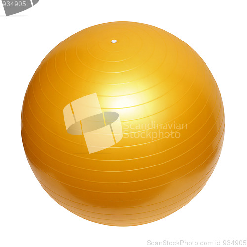Image of gymnastic yellow ball