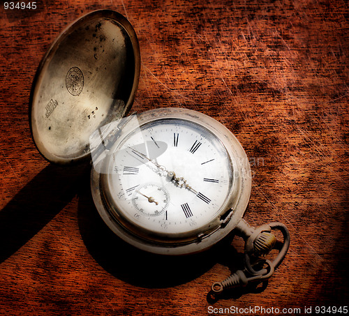 Image of Old silver watch