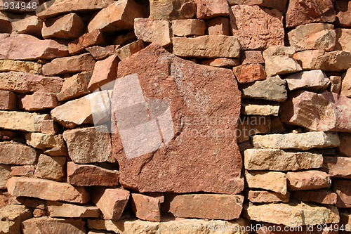 Image of wall of rock stones