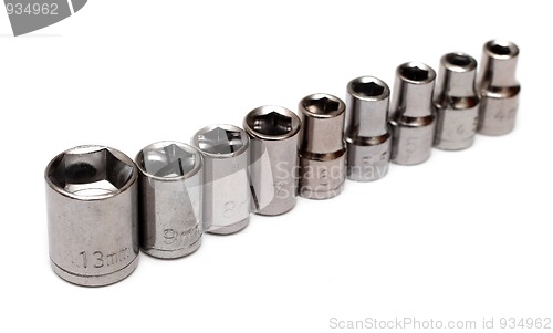 Image of spanner tools set