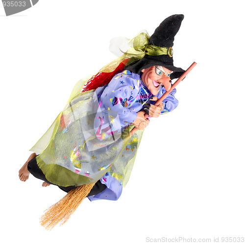 Image of Witch flying on the broom