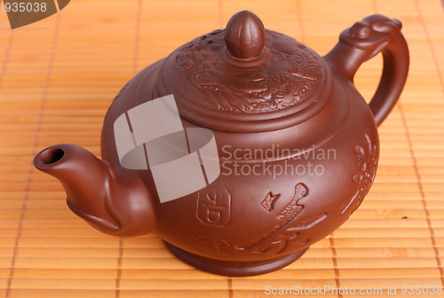 Image of Clay teapot