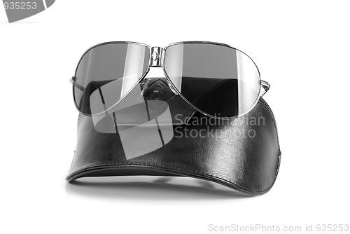 Image of Modern black sunglasses