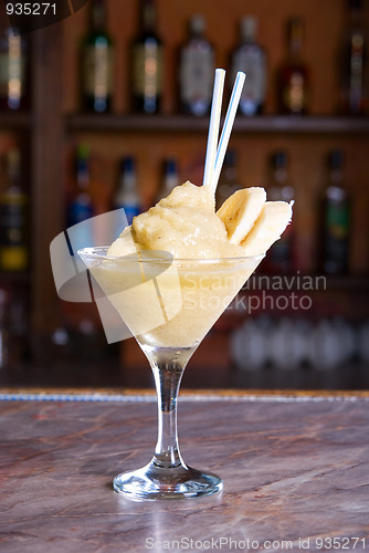 Image of banana frozen cocktail