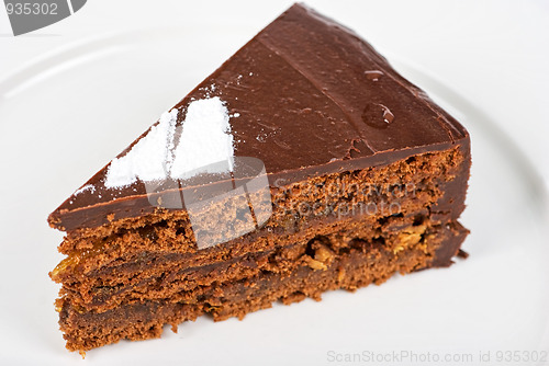 Image of Tasty chocolate cake