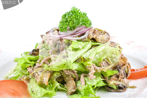 Image of Salad with tongue