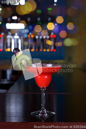 Image of red cocktail