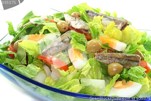 Image of Chef salad with anchovies