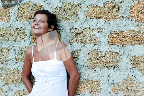 Image of woman in white dress