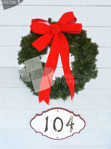 Image of A Christmas wreath    