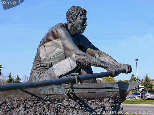 Image of Rower statue   