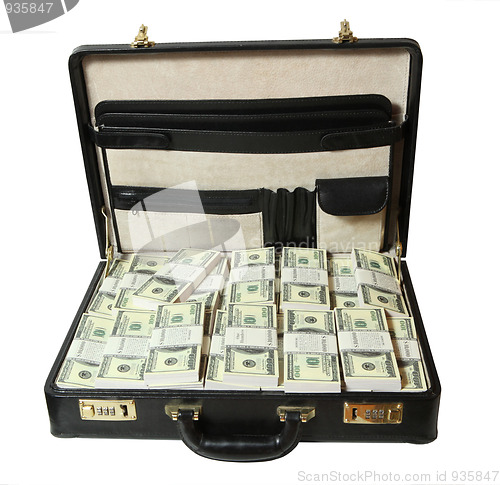 Image of Case full of dollar 