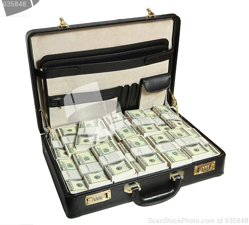 Image of Case full of dollar 