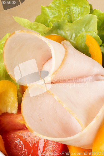 Image of Close-up of an healthy mixed salad