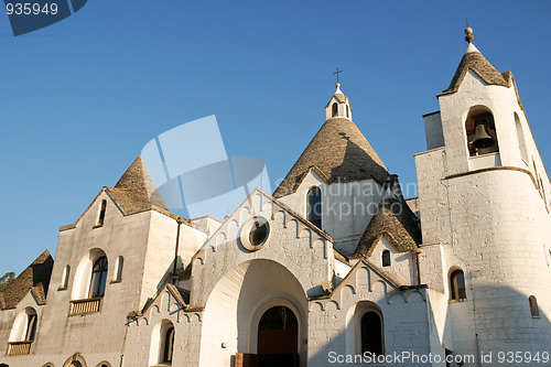 Image of San Antonio trullo church of Alberobello