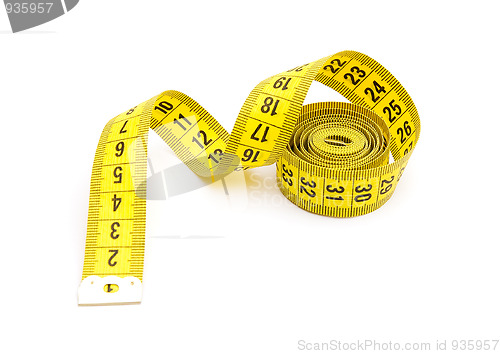 Image of Yellow measuring tape 