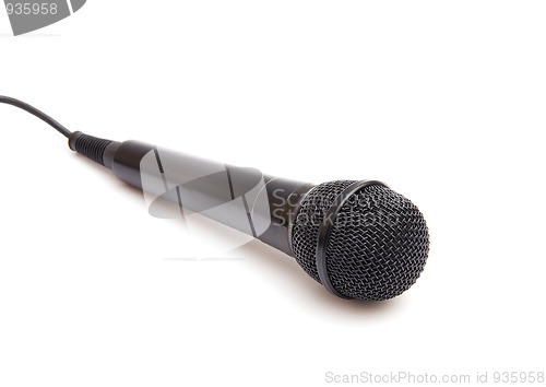 Image of Black microphone