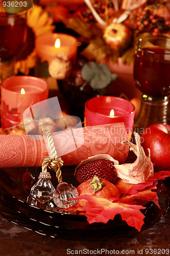 Image of Place setting for Thanksgiving