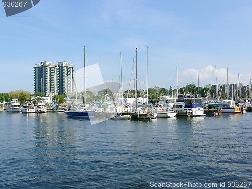 Image of Hamilton yacht harbor  