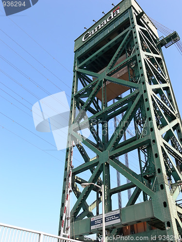 Image of Lift bridge tower  