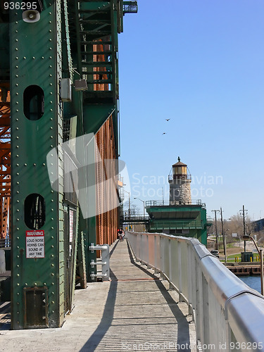 Image of Lift bridge walkway  