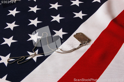 Image of American Flag as background for Clip-Art 