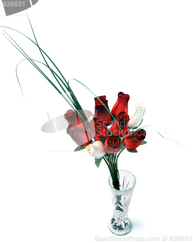 Image of Wooden Rose Bouquet