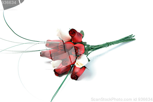 Image of Wooden Rose Bouquet