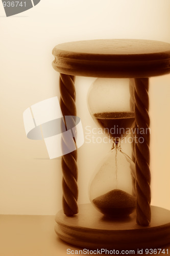 Image of Wooden hourglass
