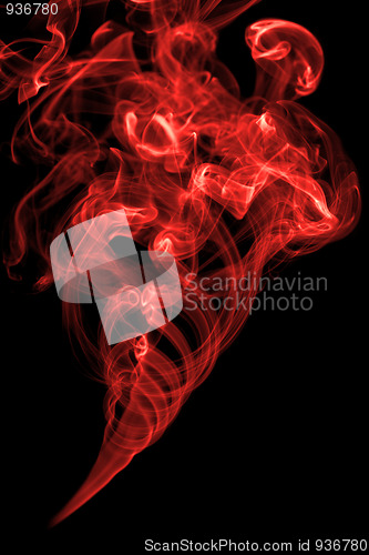 Image of Red smoke