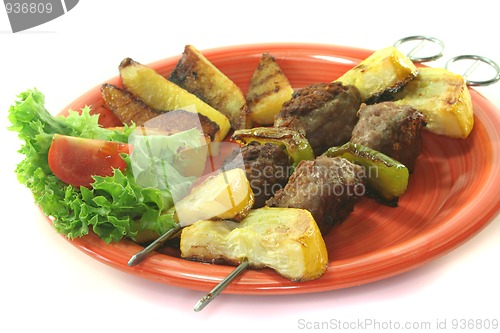 Image of Moroccan barbecue skewers