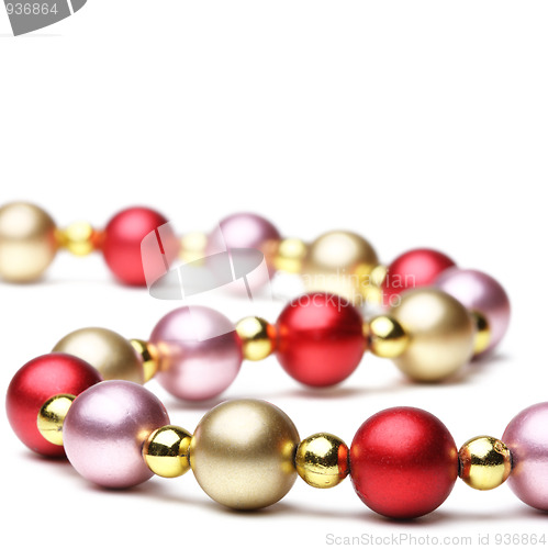 Image of Christmas beads