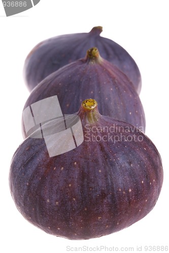 Image of Three fresh figs