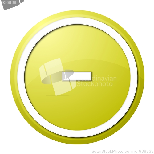 Image of Yellow  Button Minus