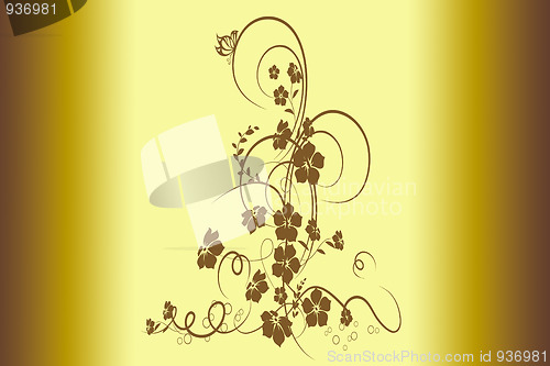 Image of abstract floral background