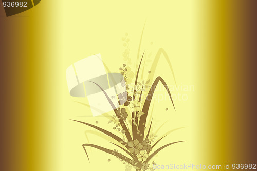 Image of abstract floral background