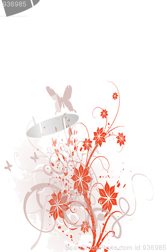 Image of Abstract floral background