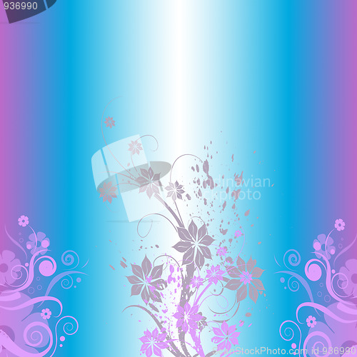 Image of abstract floral background 