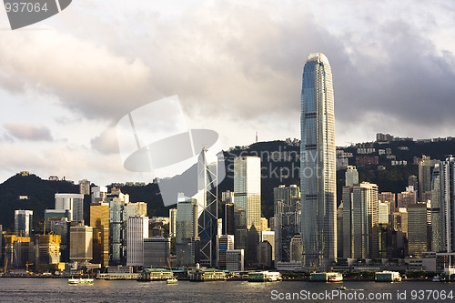 Image of hong kong sunset