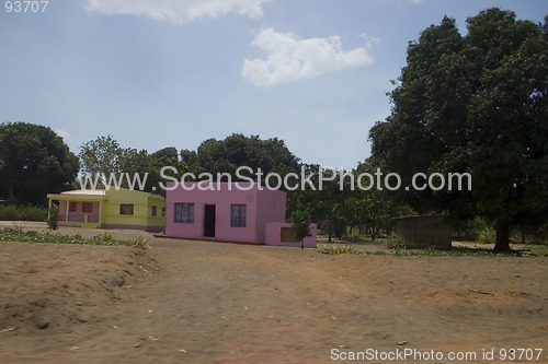 Image of Huts in Mozambique
