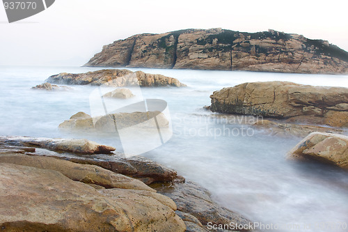 Image of Beautiful sea landscape. Composition of nature. 