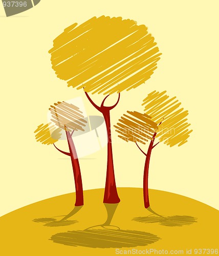 Image of Autumn trees