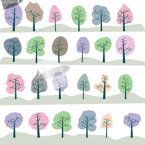 Image of Seamless tree 