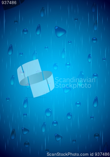 Image of Water drops - eps 10